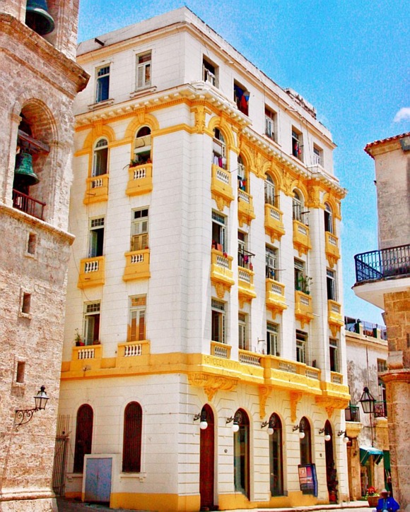 Renovierte, alte Häuser in Havanna, Kuba