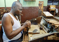 cigar factory in Havana, Cuba