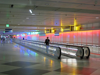 Walkway am Flughafen München