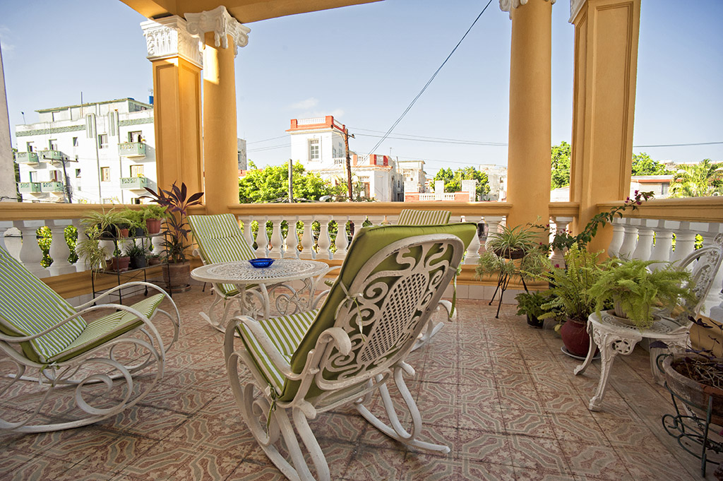 Casa mit Balkon in Kuba