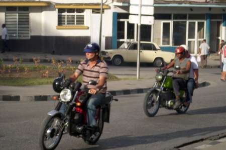 Moto in Santiago de Cuba