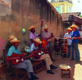 Strassenmusiker in Kuba
