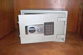 cuba room with safety deposit box