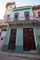 Outer view of the house on Havana Old Town