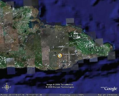 (Holiday Casa Liset in Guantanamo) Google Earth View