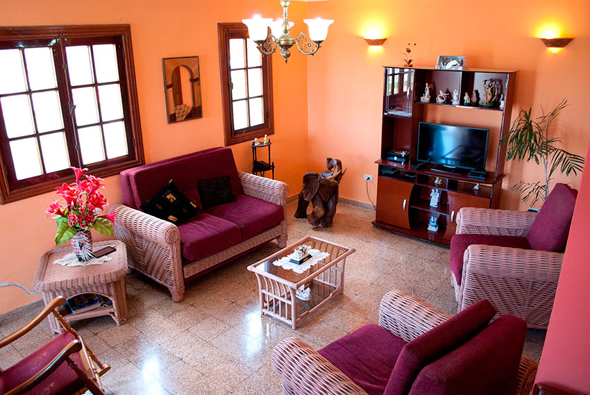 Living room in Casa Camarioca